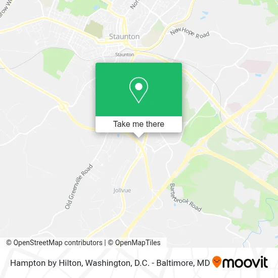 Hampton by Hilton map