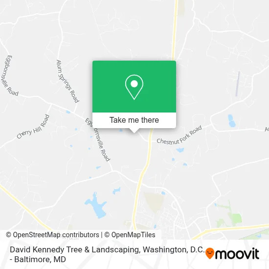 David Kennedy Tree & Landscaping map