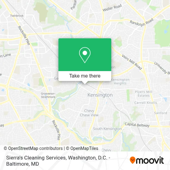 Sierra's Cleaning Services map