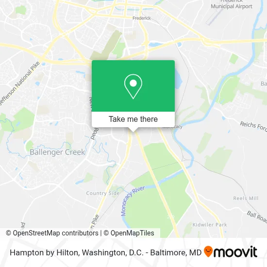 Hampton by Hilton map