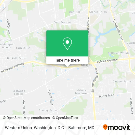 Western Union map