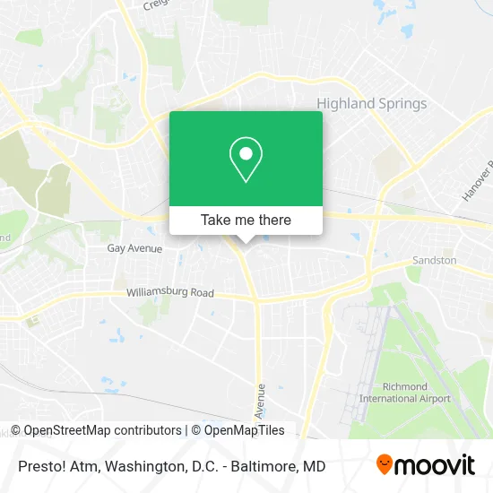 Presto! Atm map