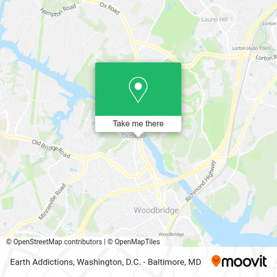 Earth Addictions map