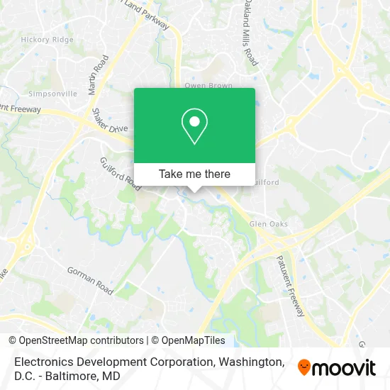 Electronics Development Corporation map