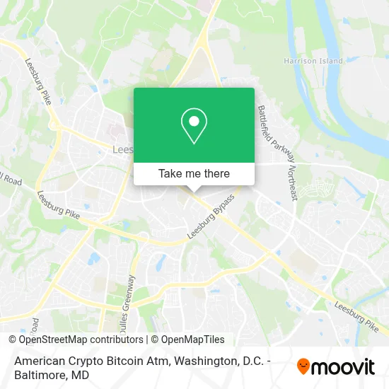 American Crypto Bitcoin Atm map