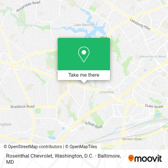 Rosenthal Chevrolet map