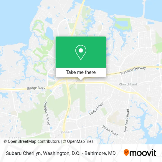 Subaru Cherilyn map