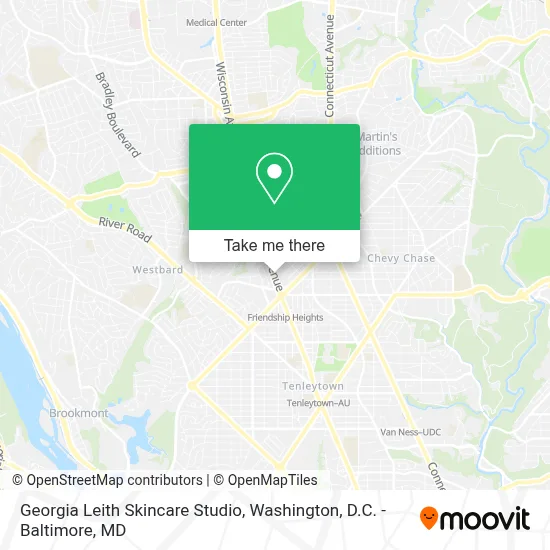 Georgia Leith Skincare Studio map