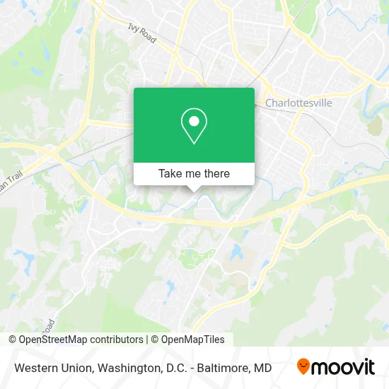 Western Union map