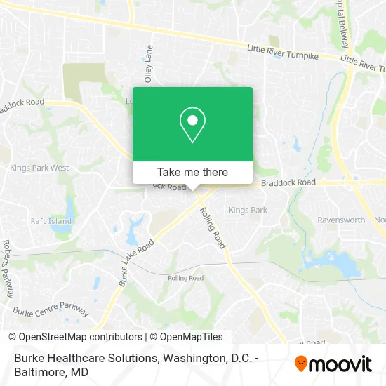 Burke Healthcare Solutions map