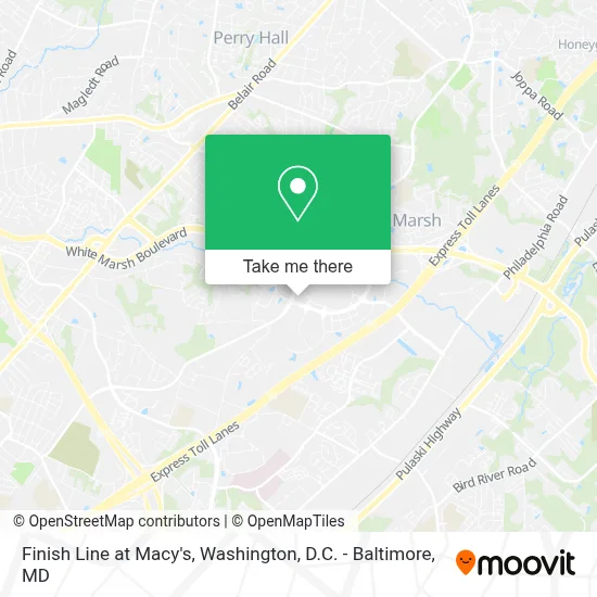 Finish Line at Macy's map