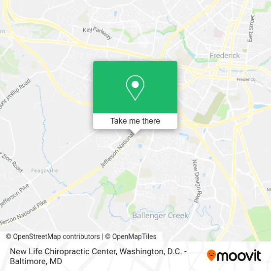 New Life Chiropractic Center map