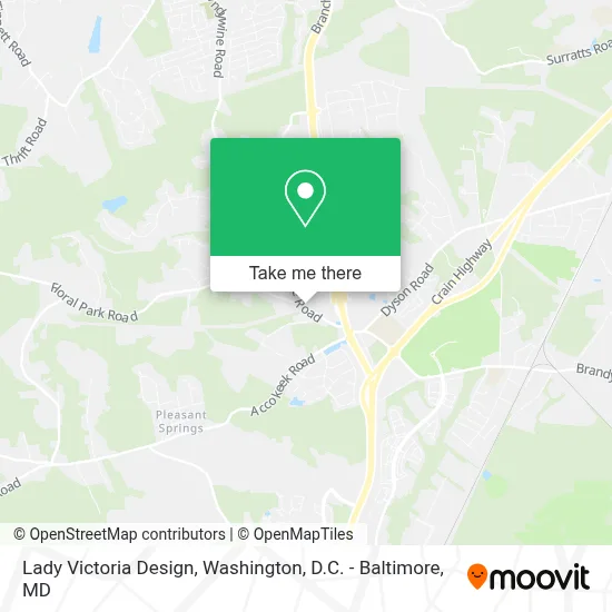 Lady Victoria Design map