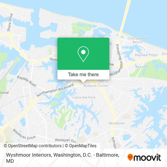 Wyshmoor Interiors map