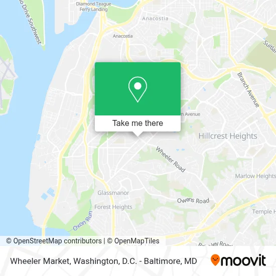 Wheeler Market map