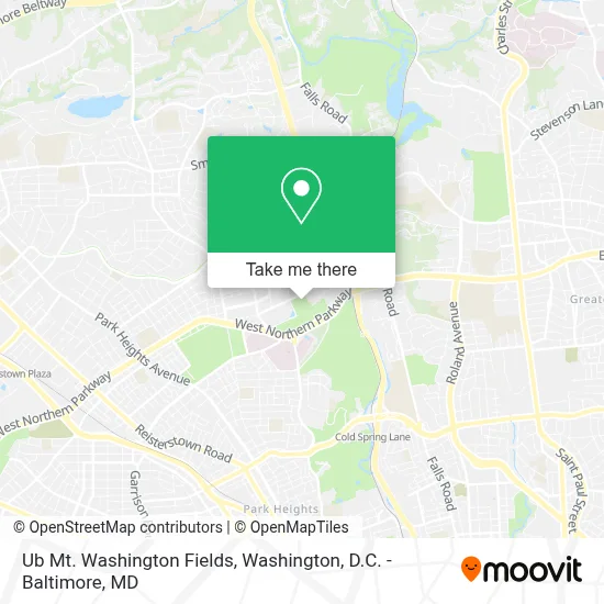 Ub Mt. Washington Fields map