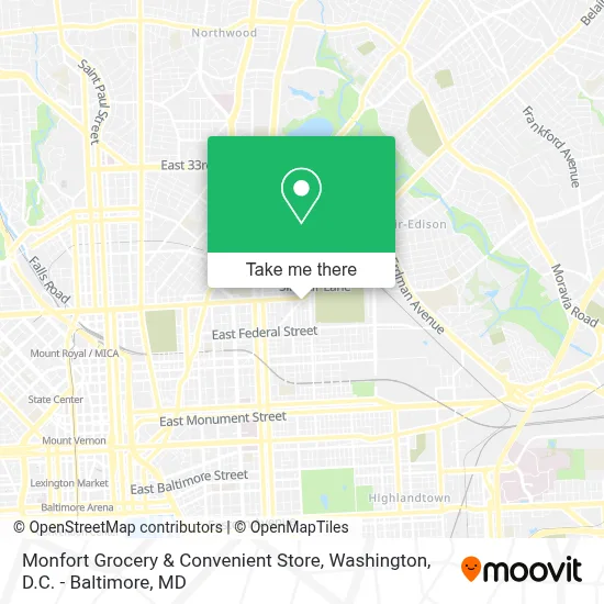 Monfort Grocery & Convenient Store map
