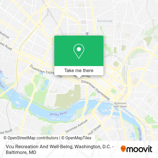 Vcu Recreation And Well-Being map