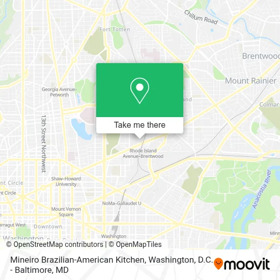 Mineiro Brazilian-American Kitchen map