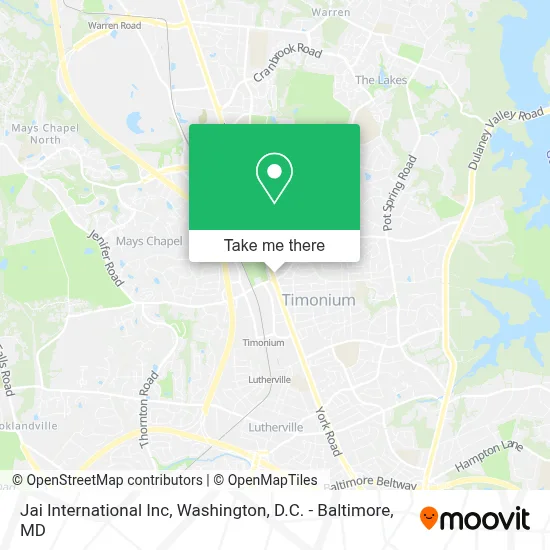 Jai International Inc map