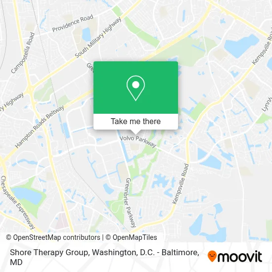 Shore Therapy Group map
