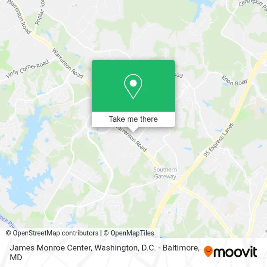 James Monroe Center map
