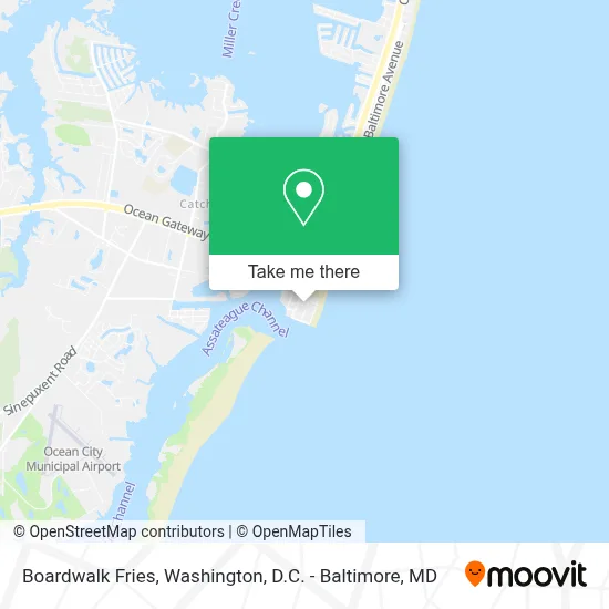 Boardwalk Fries map