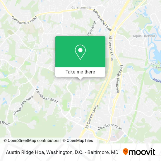 Austin Ridge Hoa map