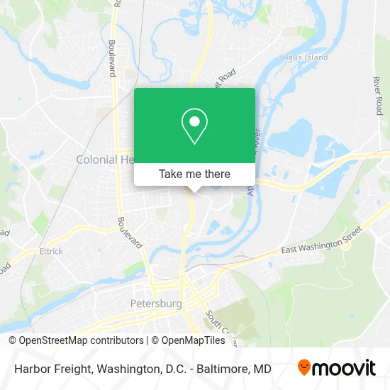 Harbor Freight map