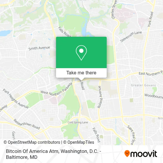 Bitcoin Of America Atm map