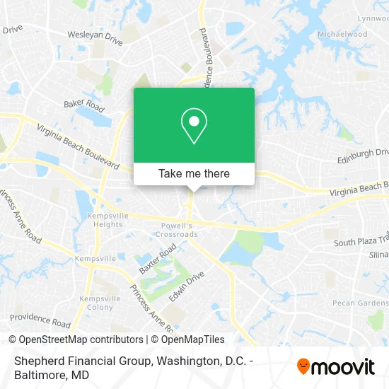 Shepherd Financial Group map