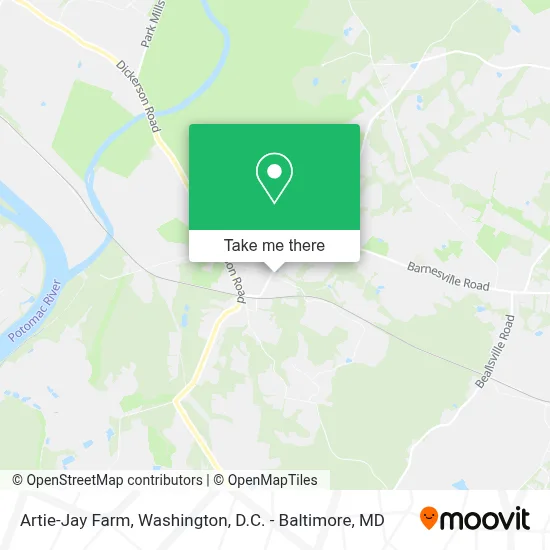 Artie-Jay Farm map