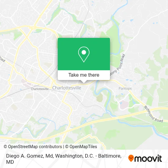 Diego A. Gomez, Md map
