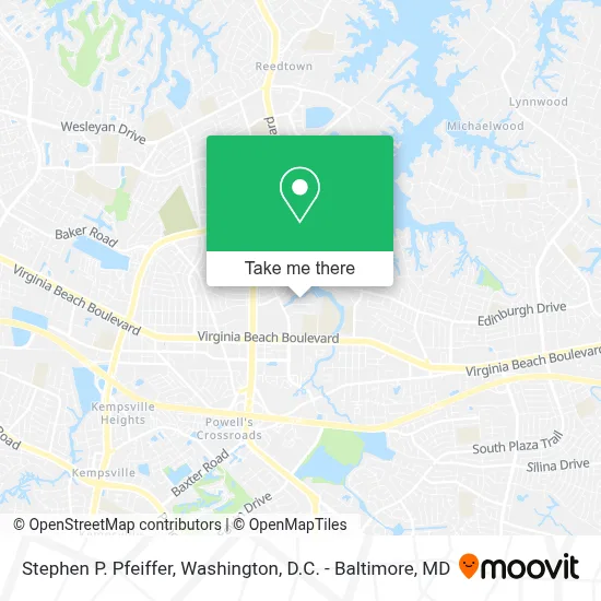 Stephen P. Pfeiffer map