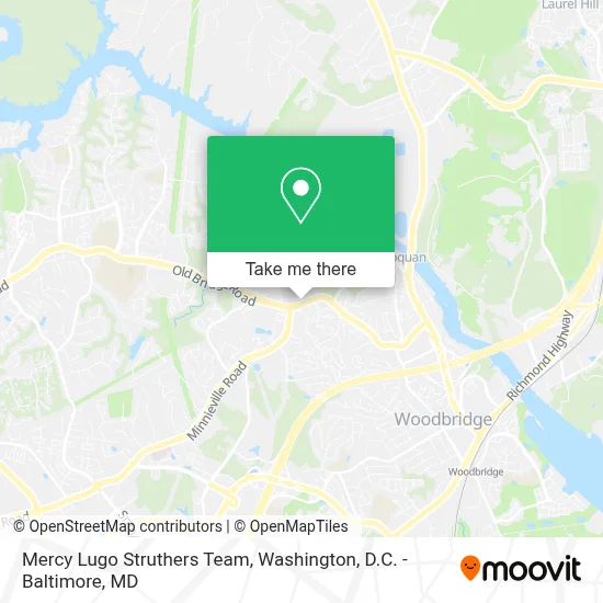 Mercy Lugo Struthers Team map