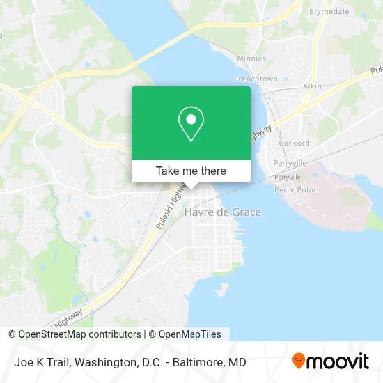 Joe K Trail map