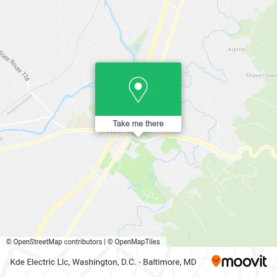 Kde Electric Llc map