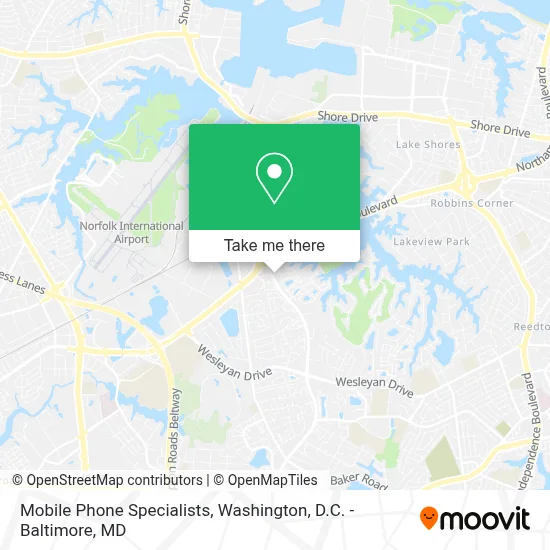Mobile Phone Specialists map
