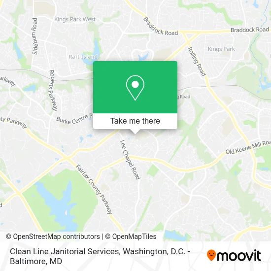 Clean Line Janitorial Services map