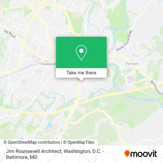 Jim Rounsevell Architect map
