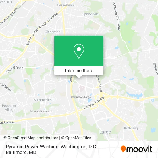 Pyramid Power Washing map