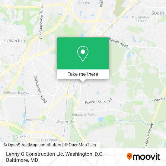 Lenny Q Construction Llc map
