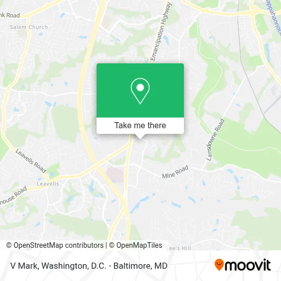 V Mark map