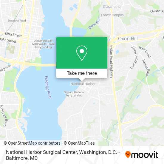 National Harbor Surgical Center map