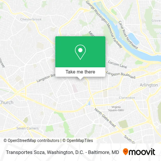 Transportes Soza map
