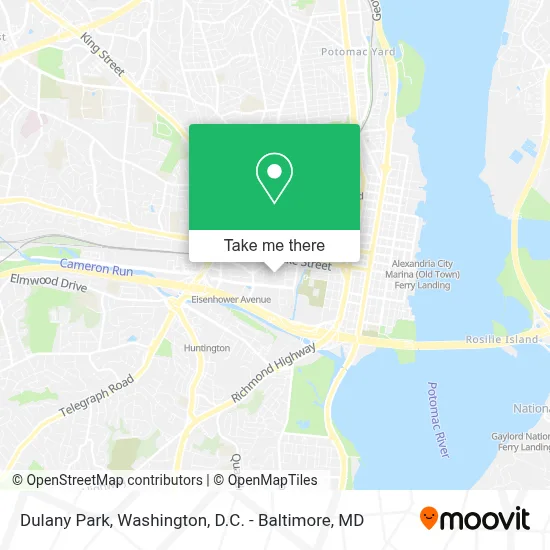 Dulany Park map