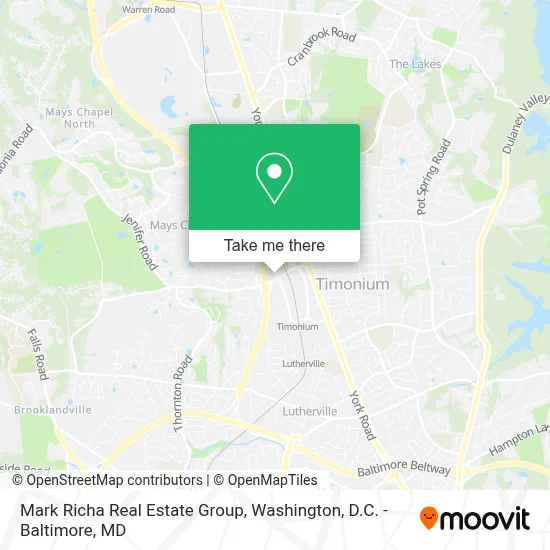 Mark Richa Real Estate Group map