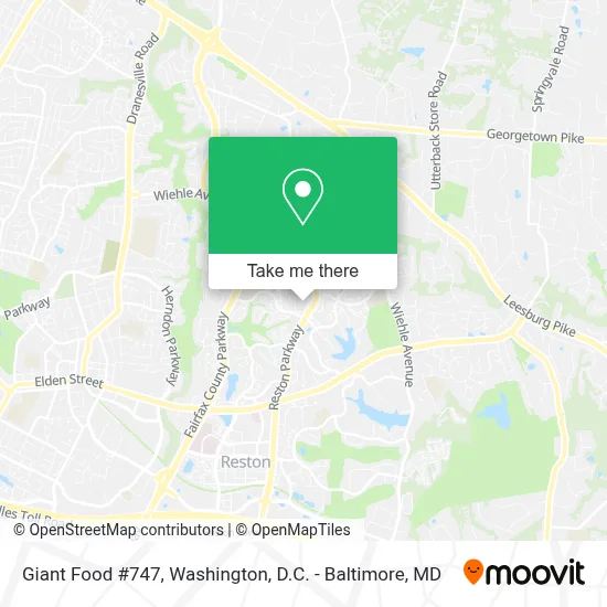 Giant Food #747 map