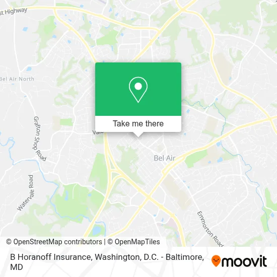 B Horanoff Insurance map