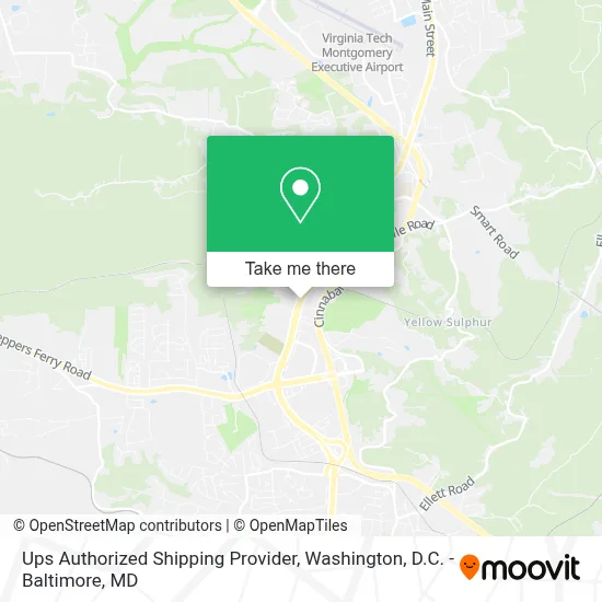 Ups Authorized Shipping Provider map